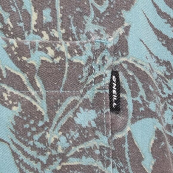 O’Neill Aloha Shirt XL Tropical Surf Skate Super Soft Drapey Vintage Wash - Picture 6 of 9